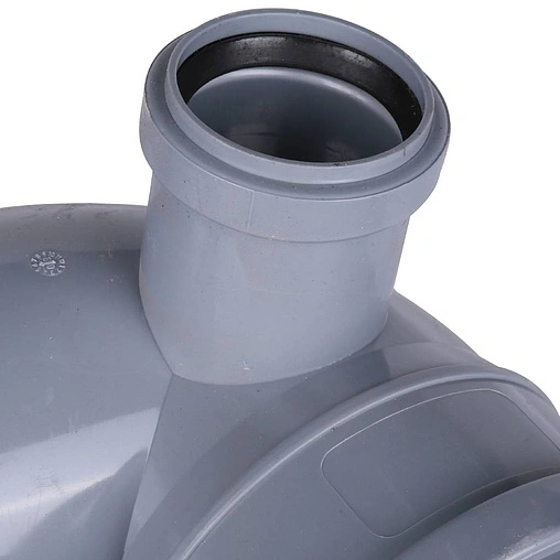 Отвод с выходами на 50 правый+левый внутренний D=110x50x50мм Угол 87° Sinikon 556003.R