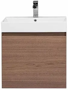 Тумба-умывальник подвесная Aquanet Нью-Йорк 60 орех 00203945+ Тумба-умывальник подвесная Aquanet Нью-Йорк 60 орех 00203945+, 4