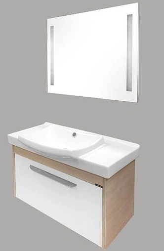 Тумба-умывальник подвесная Comforty Киото 90П белый/сосна лоредо 00003126707CF