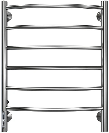 Полотенцесушитель электрический лесенка Terminus Классик П6 500х650 левый электро quick touch полированная сталь 4670078531339