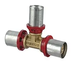 Тройник пресс редукционный 26мм x 20мм x 26мм Tdm Brass 1645262026