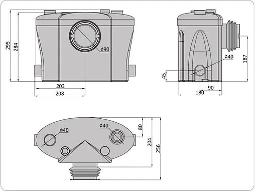 Канализационная насосная установка Pumpman ST400A