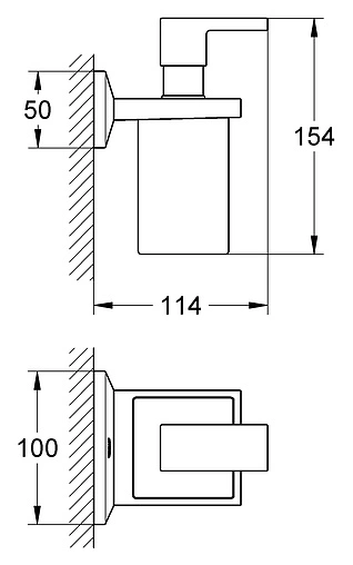 Дозатор для жидкого мыла Grohe Allure Brilliant хром 40494000