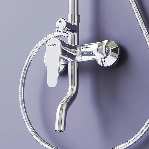 Душевая система со смесителем для ванны Dorff Prime хром D0740900