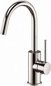 Смеситель для раковины Paffoni Light полированная сталь LIG078ST, 1