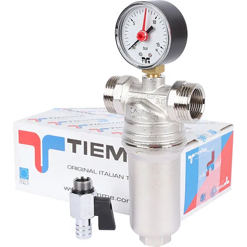 Фильтр тонкой очистки воды ¾"в/1"н x ¾"в/1"н Tiemme 3131N 3130008 Фильтр тонкой очистки воды ¾"в/1"н x ¾"в/1"н Tiemme 3131N 3130008