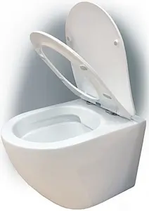 Унитаз подвесной безободковый Comforty белый 103 Унитаз подвесной безободковый Comforty белый 103, 4