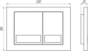 Комплект 5 в 1 Ани Пласт Элеганс WN1121 с кнопкой хром глянцевый Комплект 5 в 1 Ани Пласт Элеганс WN1121 с кнопкой хром глянцевый, 3
