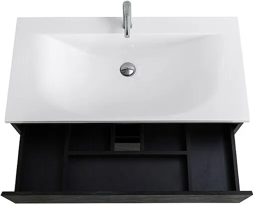 Тумба под умывальник подвесная Cezares Molveno 100 antracite MOLVENO-100-2C-SO-ANTR