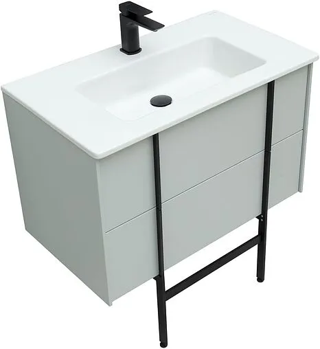 Тумба под умывальник подвесная Allen Brau Reality 80 папирус 1.32005.PWM