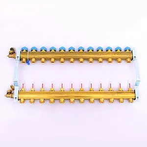 Группа коллекторная с расходомерами 12 отводов 1"в/в x ¾"ек Watts HKV/T 10004206 Группа коллекторная с расходомерами 12 отводов 1"в/в x ¾"ек Watts HKV/T 10004206, 5