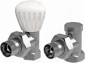 Комплект вентилей регулирующих угловых ½" в/н Royal Thermo RTO 50.011 Комплект вентилей регулирующих угловых ½" в/н Royal Thermo RTO 50.011, 1