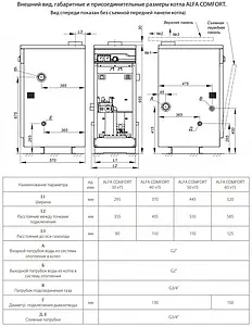 Напольный газовый котел одноконтурный 60кВт ACV Alfa Comfort 60 v15 04531504 Напольный газовый котел одноконтурный 60кВт ACV Alfa Comfort 60 v15 04531504, 2