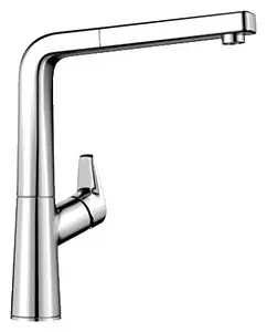 Смеситель для кухни с выдвижным изливом Blanco Avona-S хром 521277 Смеситель для кухни с выдвижным изливом Blanco Avona-S хром 521277, 1