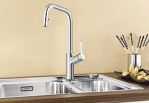 Смеситель для кухни с выдвижным изливом Blanco Jurena-S хром 520765, 5