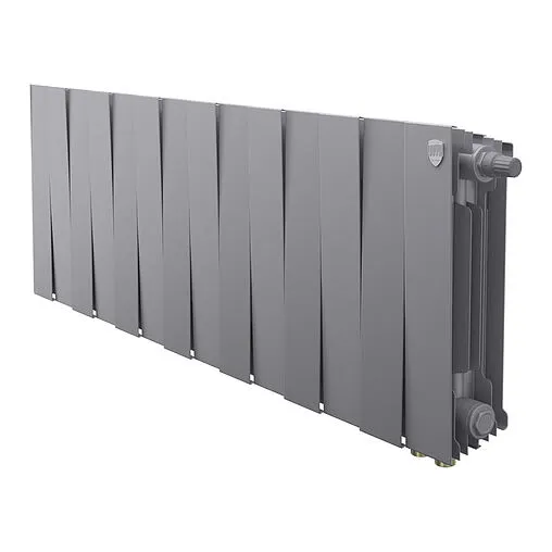 Радиатор биметаллический 14 секций нижнее правое подключение Royal Thermo PianoForte 300 VR80 Silver Satin RTPSVR803030014 Радиатор биметаллический 14 секций нижнее правое подключение Royal Thermo PianoForte 300 VR80 Silver Satin RTPSVR803030014