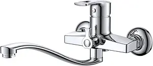 Смеситель для ванны с длинным изливом D&K Bayern Furth хром DA1223301, 1