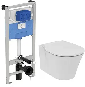 Комплект 4 в 1 Ideal Standard Connect Air Rimless K819501PA15 Комплект 4 в 1 Ideal Standard Connect Air Rimless K819501PA15, 1