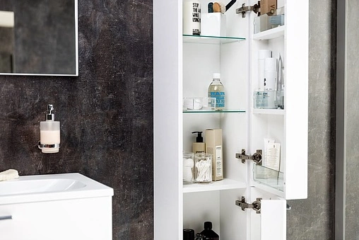 Шкаф-пенал подвесной Ravak Ring 30 L белый X000000771