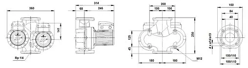 Насос циркуляционный Grundfos UPSD 40-60/2 F 96408907