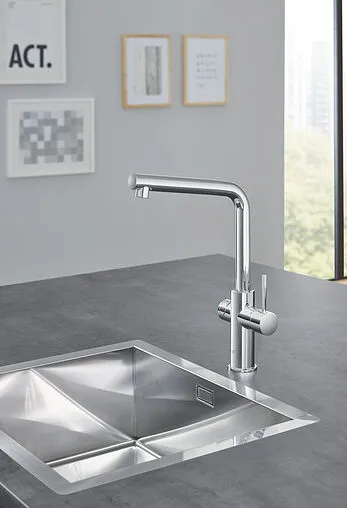 Смеситель для кухни с фильтром и встроенным нагревом воды Grohe Red II Duo хром 30325001 Смеситель для кухни с фильтром и встроенным нагревом воды Grohe Red II Duo хром 30325001