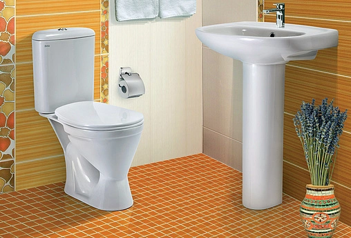 Унитаз-компакт Della Otti белый DE213061845