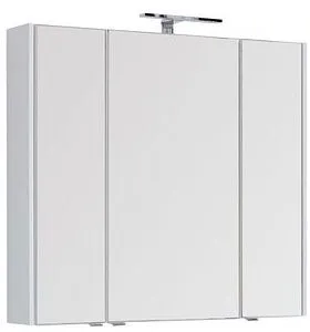 Шкаф-зеркало Aquanet Августа 100 белый 00210005 Шкаф-зеркало Aquanet Августа 100 белый 00210005, 1