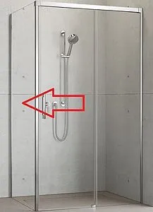 Боковая стенка 1000мм прозрачное стекло Radaway Idea S1 100 L 387052-01-01L, 1