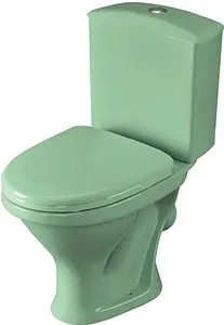 Унитаз-компакт Santeri Вест салатовый 1.P201.8.S04.00B.F, 1