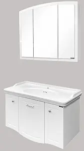 Тумба-умывальник подвесная Comforty Палини 100 белый 00004148011CF, 3