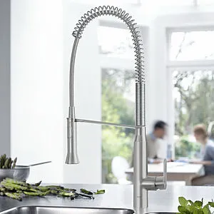Смеситель для кухни с выдвижным изливом Grohe K7 хром матовый 32950DC0 Смеситель для кухни с выдвижным изливом Grohe K7 хром матовый 32950DC0, 3
