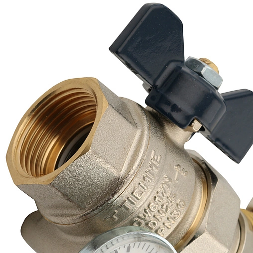 Группа коллекторная с расходомерами 5 отводов 1&quot;в/в x ¾&quot;ек Tiemme 3870001