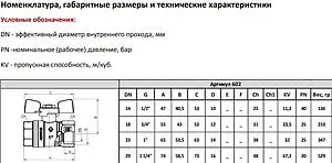 Кран шаровый ½"в x ½"в Bugatti Arizona 06020007 Кран шаровый ½"в x ½"в Bugatti Arizona 06020007, 2