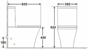 Бачок для унитаза BelBagno Marmi белый BB052T, 2