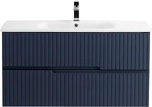 Тумба-умывальник подвесная Cezares Duet 100 Grafito DUET-800-2C-SO-GR-P+CZR-NAT-100-LVB, 1