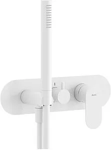 Смеситель для душа скрытого монтажа Ravak Eleganta белый матовый X070259, 1