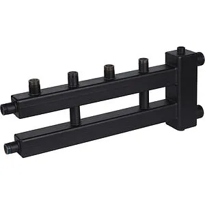 Распределительный коллектор 3 контура с гидрострелкой 1½&quot;н x 1&quot;н Rommer RDG-0018-014023, 1