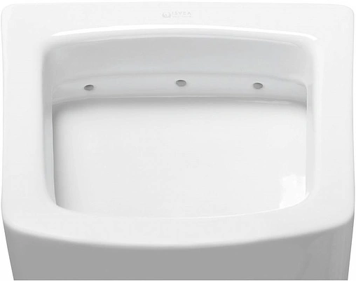 Писсуар со скрытым подводом воды ISVEA Purita белый 10PL92002SV