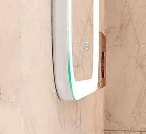 Зеркало с подсветкой Continent Glamour Led 50x70 с подогревом белый ЗЛП490, 4