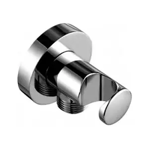 Шланговое подключение с держателем Kludi хром 6054705-00 Шланговое подключение с держателем Kludi хром 6054705-00, 1