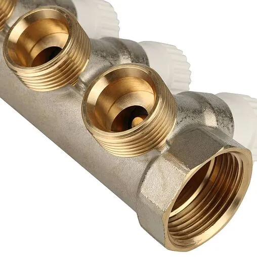 Коллектор регулирующий проходной 4 отвода 1"в/н x ¾"ек Stout SMB 6851 013404 Коллектор регулирующий проходной 4 отвода 1"в/н x ¾"ек Stout SMB 6851 013404