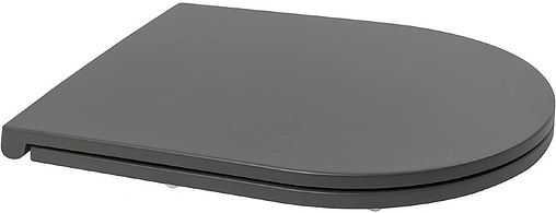 Крышка-сиденье для унитаза с микролифтом ISVEA F50 антрацит 40KF0522I-S Крышка-сиденье для унитаза с микролифтом ISVEA F50 антрацит 40KF0522I-S