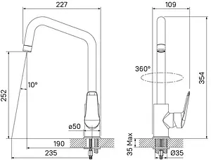 Смеситель для кухни IDDIS Torr хром TORSBL0i05 Смеситель для кухни IDDIS Torr хром TORSBL0i05, 2