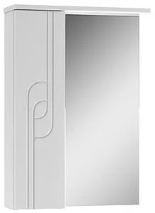 Шкаф-зеркало Айсберг Лилия 50 L белый DA2004HZ, 1