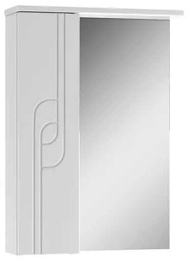 Шкаф-зеркало Айсберг Лилия 50 L белый DA2004HZ