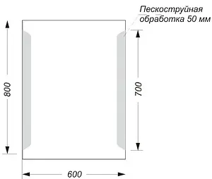 Зеркало с подсветкой Sanita Luxe Quadro 60 QDR60SLMRPCS0010 Зеркало с подсветкой Sanita Luxe Quadro 60 QDR60SLMRPCS0010, 2