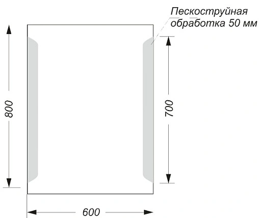 Зеркало с подсветкой Sanita Luxe Quadro 60 QDR60SLMRPCS0010