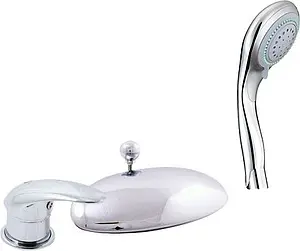 Смеситель на борт ванны на 3 отверстия Rav Slezak Dunaj хром D470.5S, 1