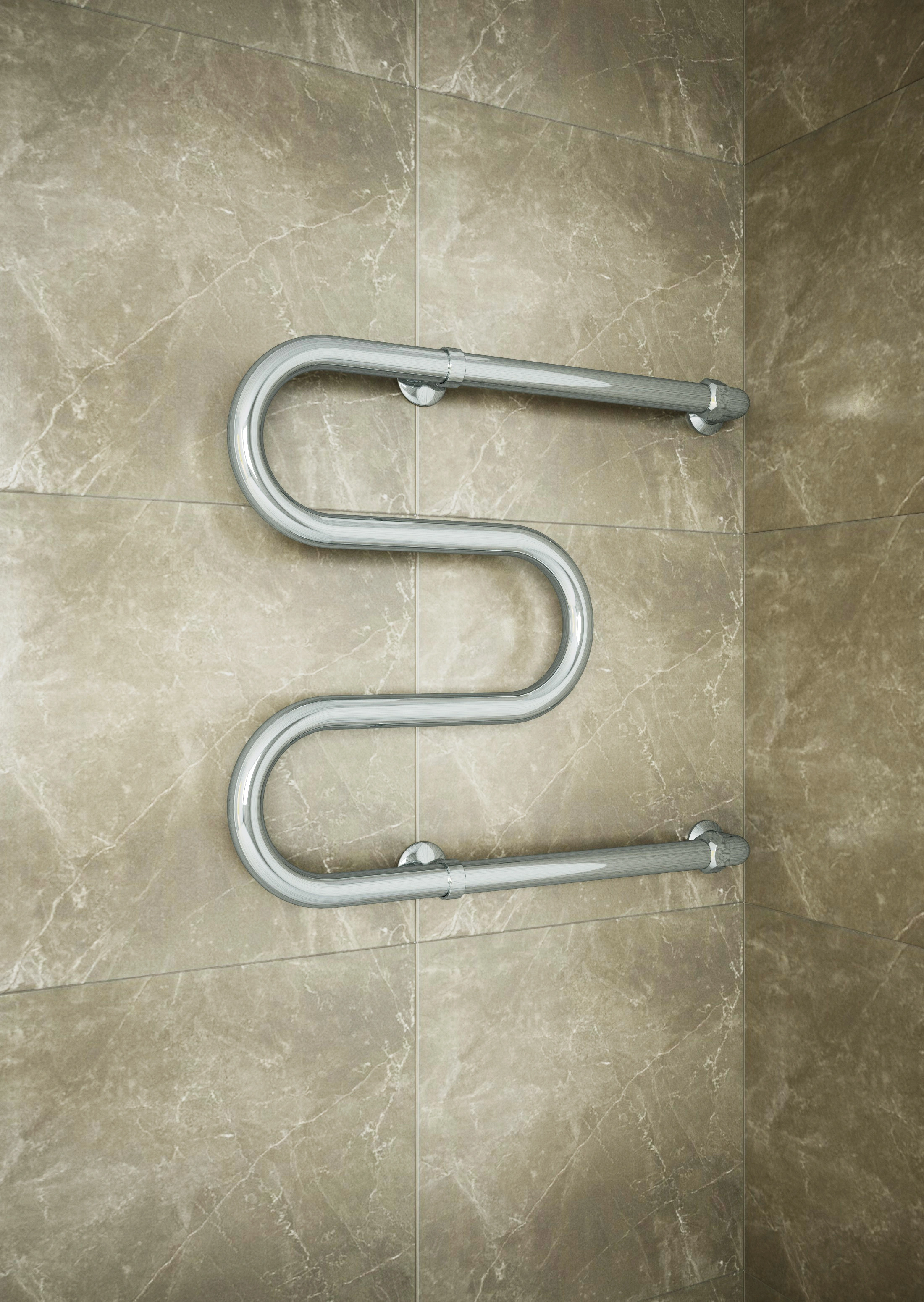 Полотенцесушитель водяной Terminus М-образный AISI 25 500х500 полированная сталь 4620768880490