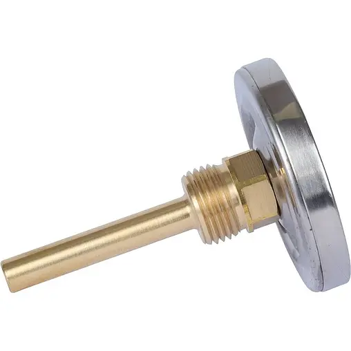 Термометр биметаллический Росма БТ-31.211 63мм 120°С гильза 64мм ½&quot; 00000002410